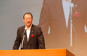NTT西日本村尾社長による来賓挨拶