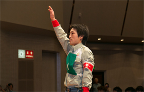 (株)TTK3選手による選手宣誓